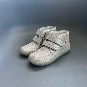 Kids' Silver Patterned Sneakers